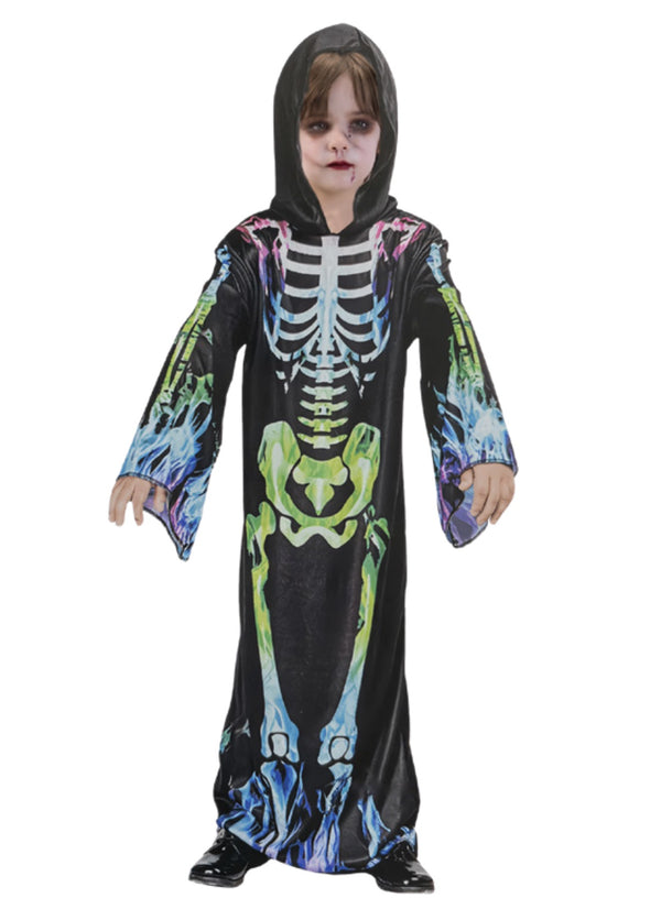 Costume Kids Fire Skeleton
